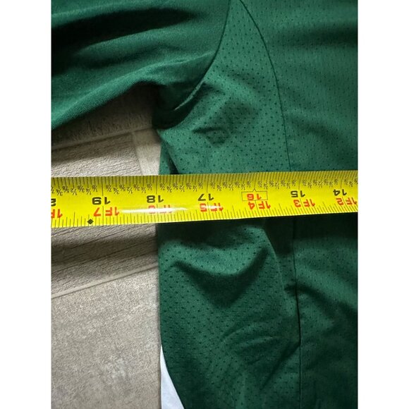 Notre Dame Basketball Long Sleeve Shirt Adult S Augusta Sportswear Green *Read - Picture 7 of 8